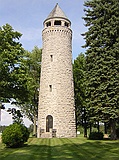1892 observation/water tower\n(earlier, water was hand-caried from Lake Ontario)